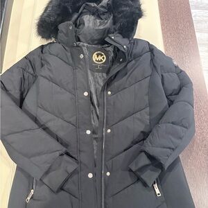 Michael Kors Black Quilted Puffer Jacket